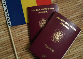 Новый биометрический паспорт Румынии